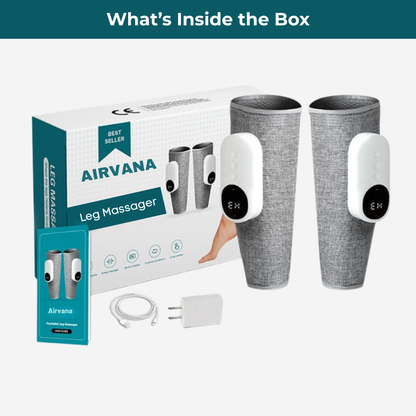 Airvana Pro 3-in-1 Leg Massager – Daily Relief for Tired, Tight & Overworked Legs